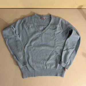 Vintage Baby Blue North Face Sweater